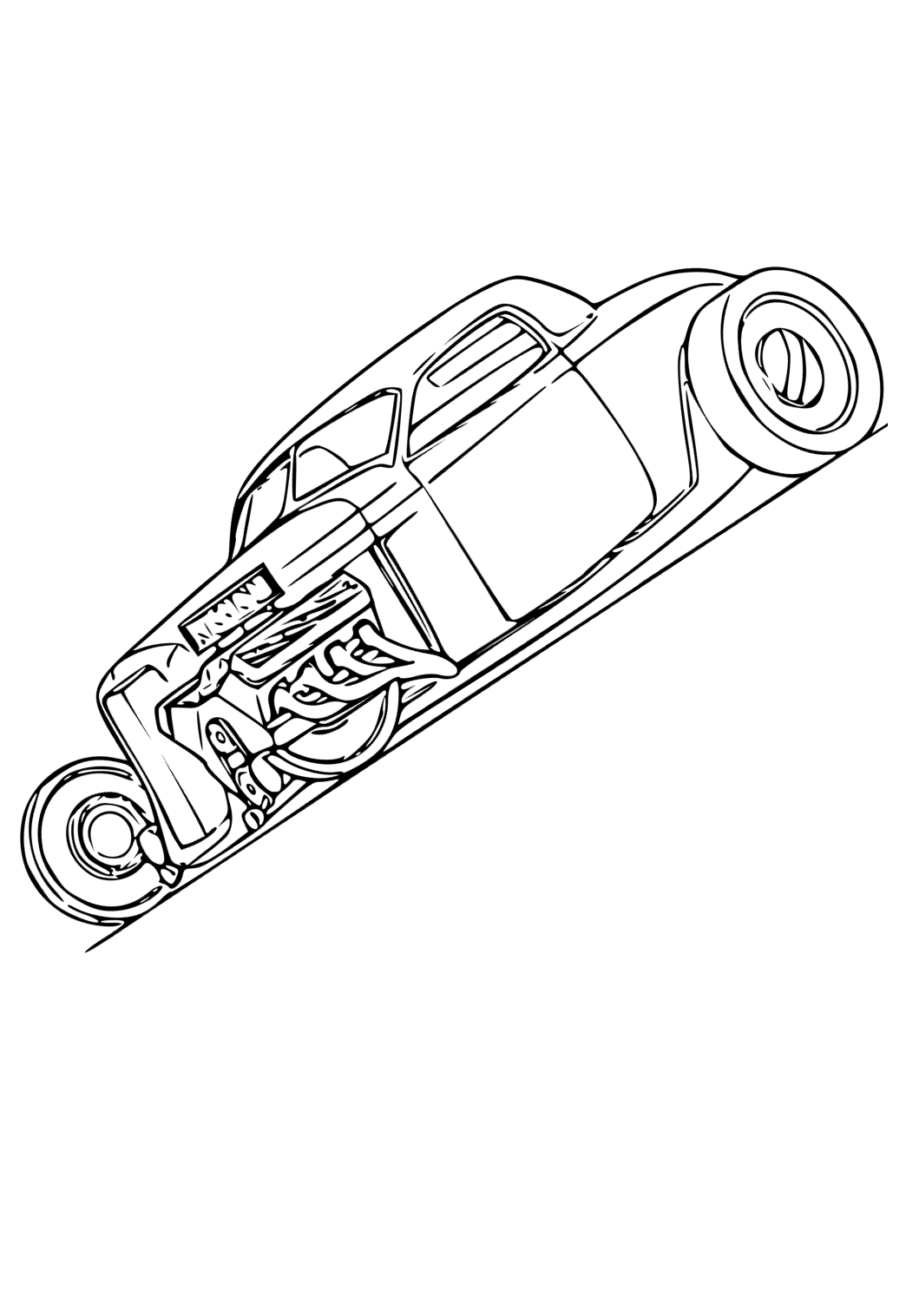 5 Free Printable Hot Rod Coloring Pages for Adults and Kids ...